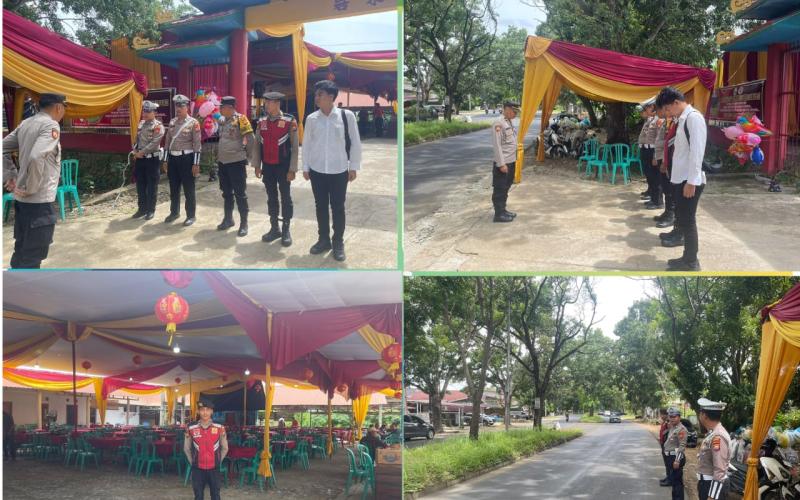 Polresta Bengkulu Laksanakan Pengamanan Ibadah Imlek di Klenteng Air Suci