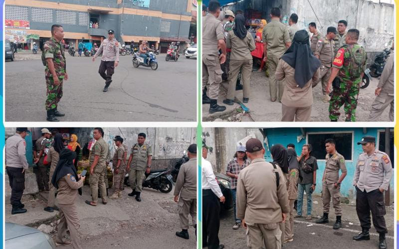 Polsek Ratu Samban Lakukan Pengamanan Pasca Penertiban Pedagang Kaki Lima di Depan Mega Mall dan PTM