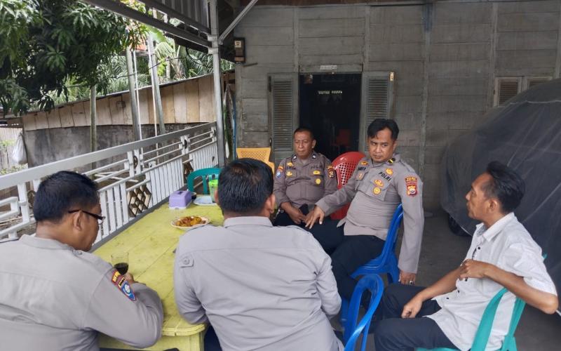 Sat Binmas Polres Bengkulu Selatan Laksanakan Sambang Kamtibmas di Desa Serang Bulan