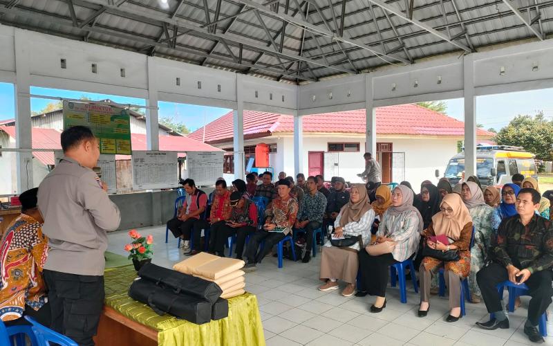 Polres Seluma Sosialisasikan Saber Pungli di Kecamatan Sukaraja