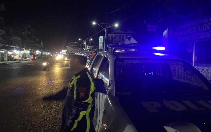 Sat Lantas Polres Bengkulu Selatan Gelar Patroli dan Pengawalan di Titik Rawan Kemacetan