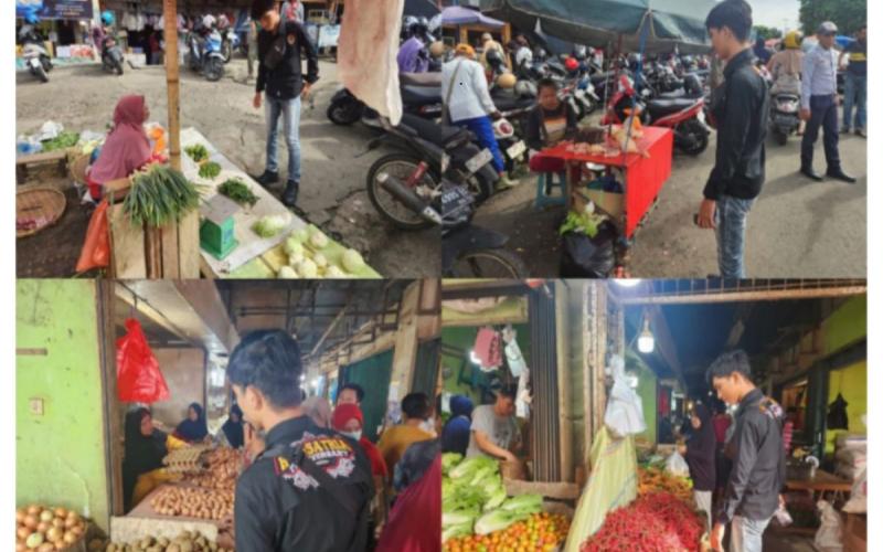 Sat Intelkam Polresta Bengkulu Lakukan Deteksi Dini dan Monitoring Harga Bahan Pokok