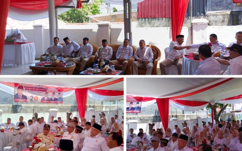 Polsek Selebar Lakukan Pengamanan Syukuran HUT ke-17 Partai Gerindra Provinsi Bengkulu 