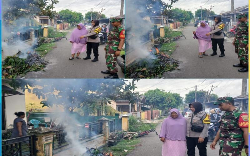 Bhabinkamtibmas Sawah Lebar Baru Sampaikan Imbauan Kamtibmas kepada Warga