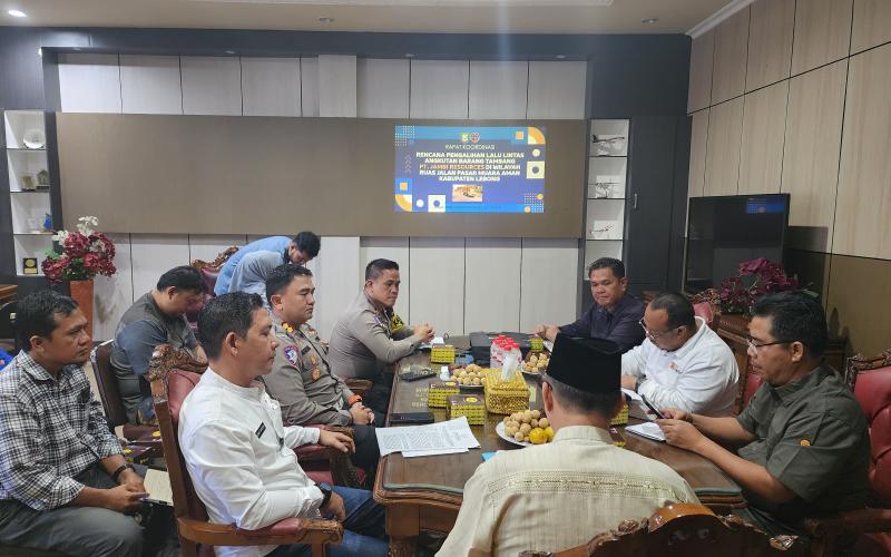 Bersama Stake Holder, Polres Lebong Gelar Rapat Rencana Pengalihan Lalu Lintas Angkutan Barang PT JR