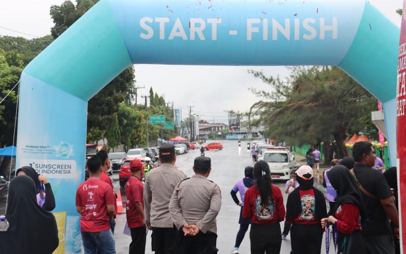 Polresta Bengkulu Lakukan Pengamanan Fun Run Cendara Fair
