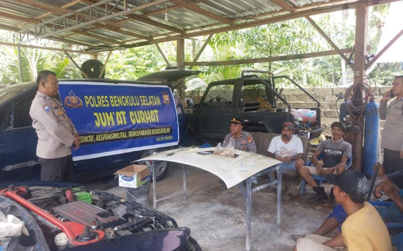 Polres Bengkulu Selatan dan Jajaran Gelar Kegiatan Jumat Curhat