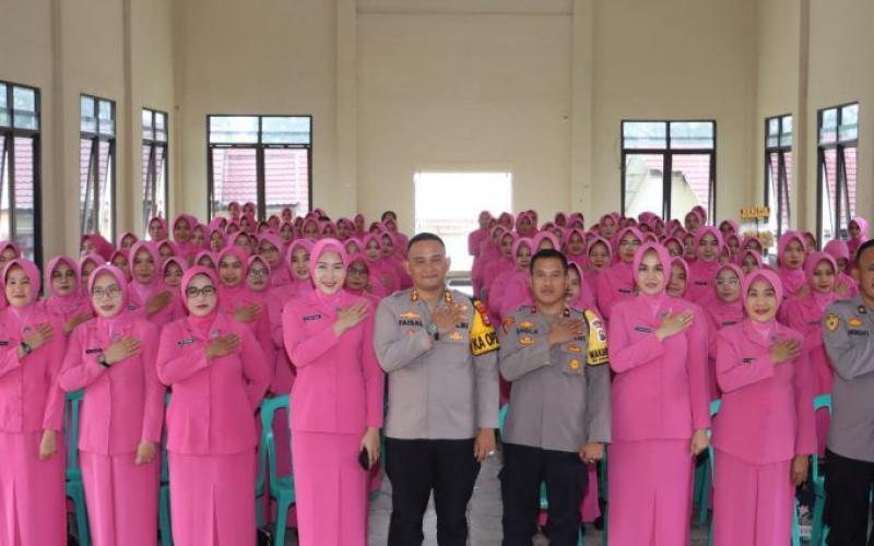 Kapolres Kepahiang Laksanakan Kegiatan Tatap Muka Bersama Seluruh Bhayangkari Cabang Kepahiang