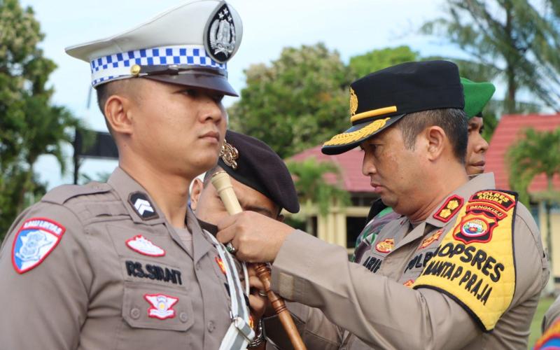 Polres Seluma Gelar Apel Pasukan untuk Operasi Keselamatan Nala 2025