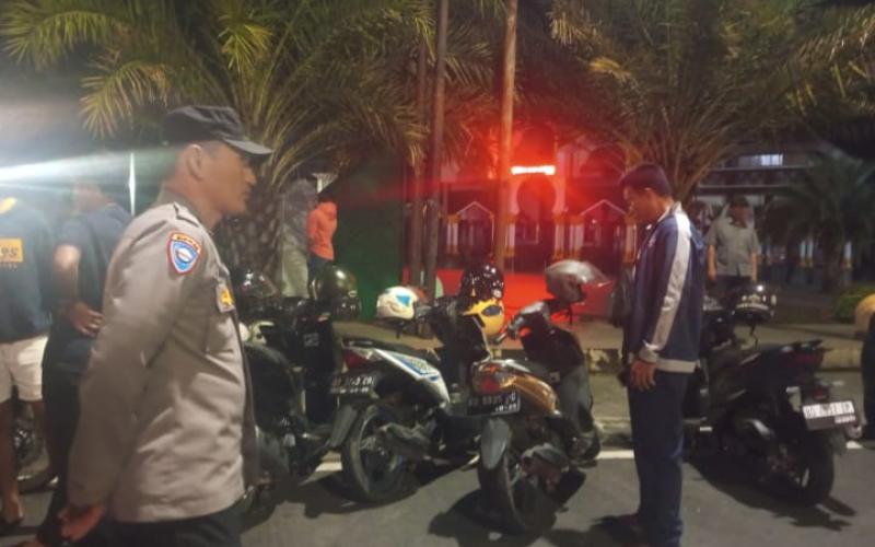 Polsek Ratu Samban Laksanakan Back Up Razia Kenalpot Brong