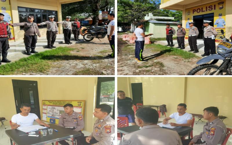 Polresta Bengkulu Lakukan Pengecekan Personil Pospam Pantai Panjang dan Pantai Zakat