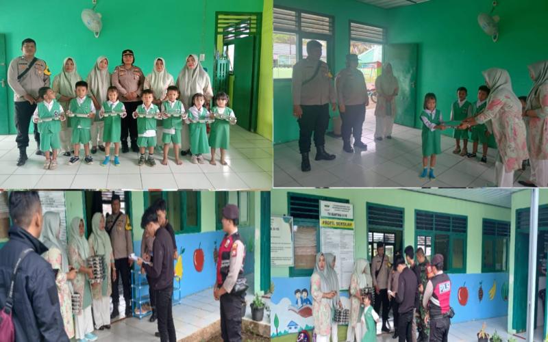 Polsek Gading Cempaka Amankan Launching Makan Bergizi Gratis di TK Kartika II-16