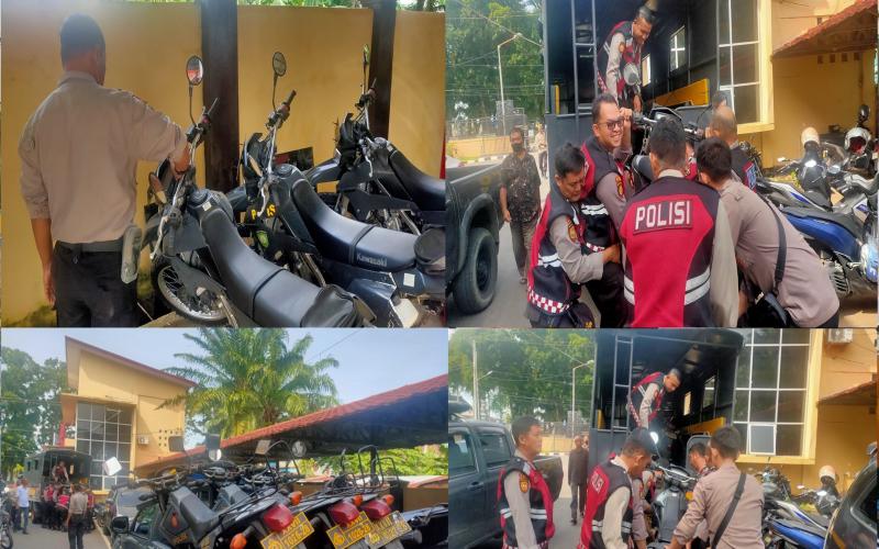 Sat Samapta Polresta Bengkulu Lakukan Pemeliharaan Rantis R2