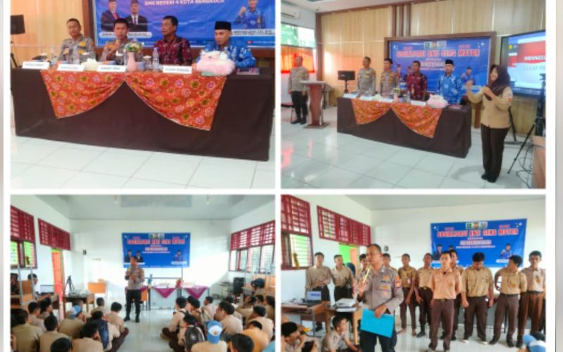 Sat Binmas Polresta Bengkulu Berikan Sosialisasi Kenakalan Remaja di SMKN 04