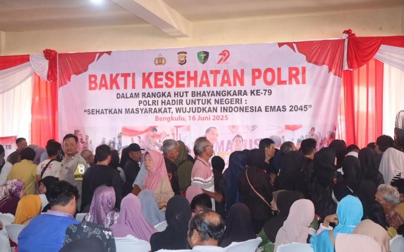 Meriahkan Hari Bhayangkara ke -79, Polda Bengkulu Gelar Beberapa kegiatan