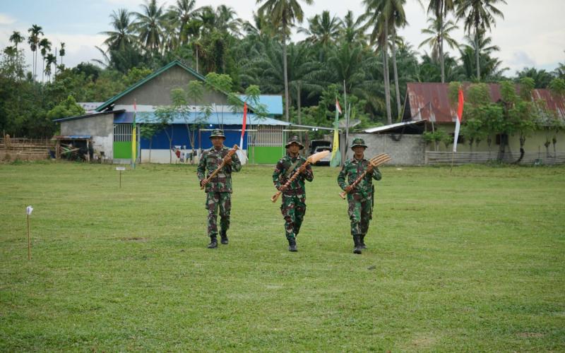 Kodim 0408/BS Gelar Gladi Upacara Penutupan TMMD
