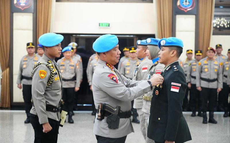 Wakapolri Pimpin Upacara Purna Tugas 139 Personel Kontingen Garuda Bhayangkara, Tegaskan Komitmen Indonesia Dukung Perdamaian Dunia