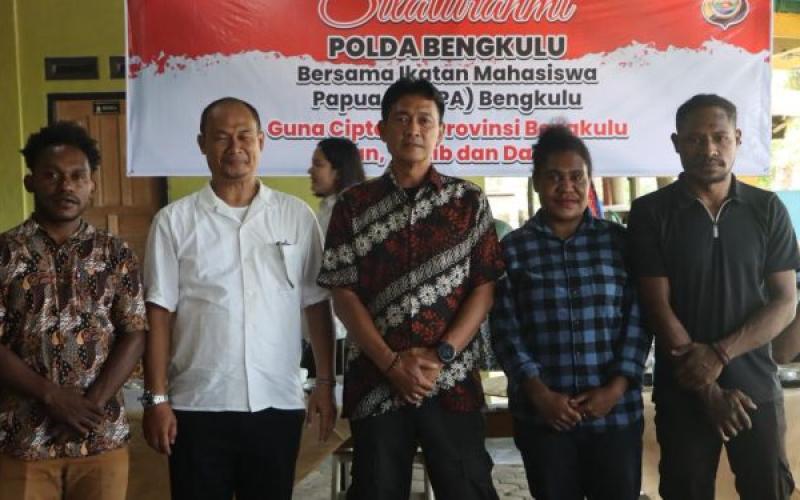Polda Bengkulu Rangkul Mahasiswa Papua, Teguhkan Komunikasi dan Semangat Kebhinekaan