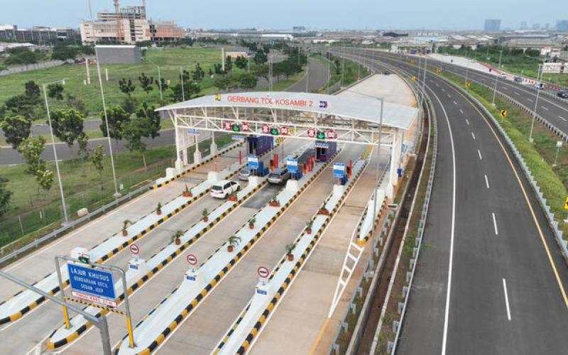 Jalan Tol Kamal–Teluk Naga–Rajeg (Kataraja) Seksi 1, resmi dibuka untuk umum mulai 9 Oktober 2025