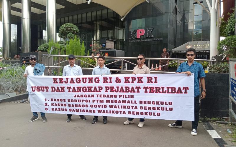 Unjuk Rasa di Kejagung Hingga KPK, ASBS Desak Penuntasan Kasus Mega Mall, Bansos dan Samisake