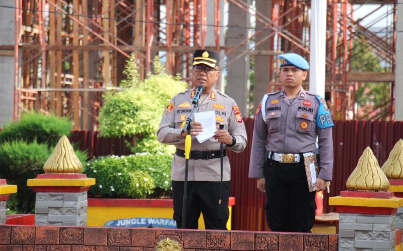 Upacara Deklarasi Dan Pendatanganan Pakta Integritas Bebas Dari Narkoba Polres Rejang Lebong Polda Bengkulu