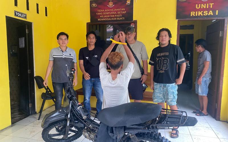 Satreskrim Polres Mukomuko Tangkap Remaja Pelaku Pencurian Dua Sepeda Motor