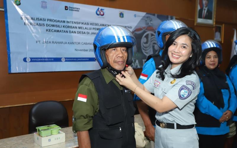 Melayani Sepenuh Hati, Jasa Raharja Perkuat Edukasi Keselamatan dari Lingkungan Korban