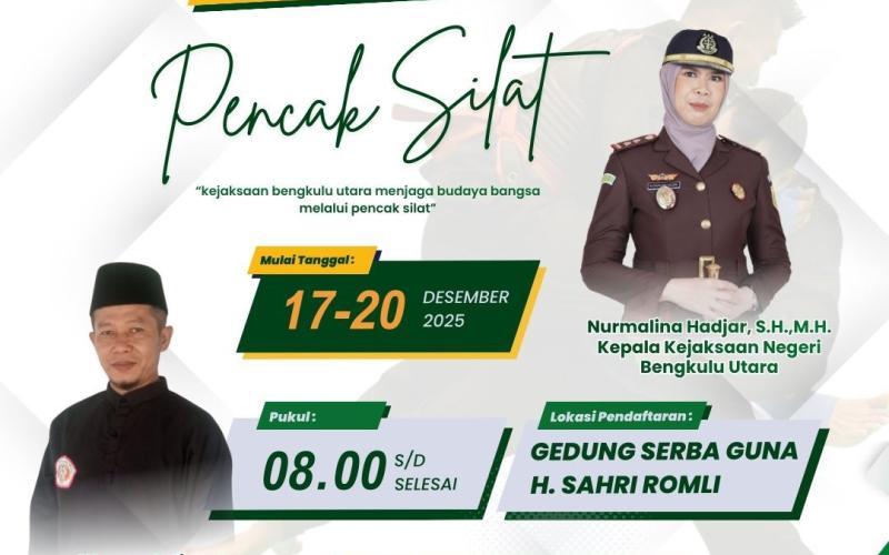 Kajari Cup 2025, Ajang Pembinaan Atlet Pencak Silat di Kabupaten Bengkulu Utara