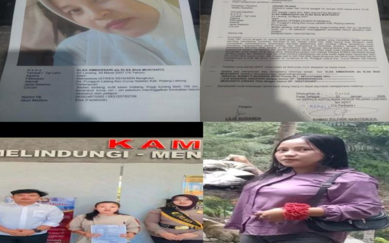 Orang Hilang Asal Rejang Lebong Ditemukan Selamat di Lubuk Linggau