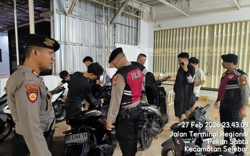 Ops Pekat Nala I 2026, Polresta Bengkulu Amankan Sajam dan Miras