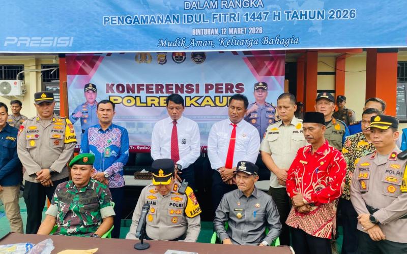 Polres Kaur Gelar Press Release Hasil Operasi Pekat Nala I Tahun 2026