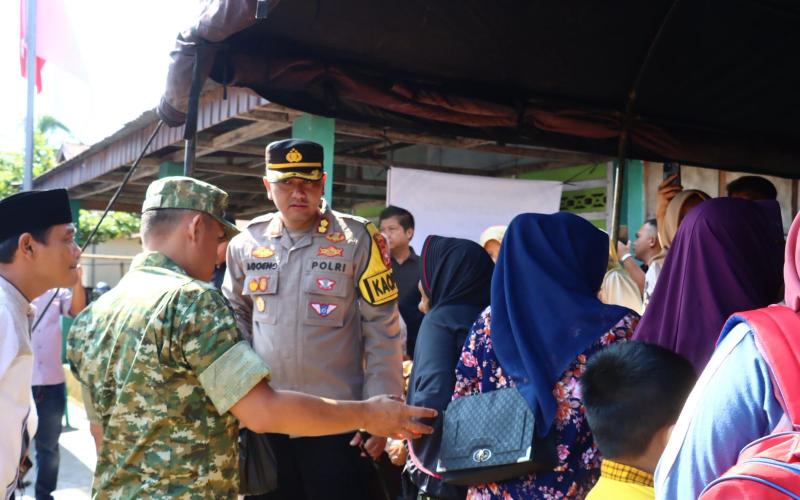 Polres Lebong Gelar Gerakan Pangan Murah, Bantu Warga Dapatkan Sembako Terjangkau