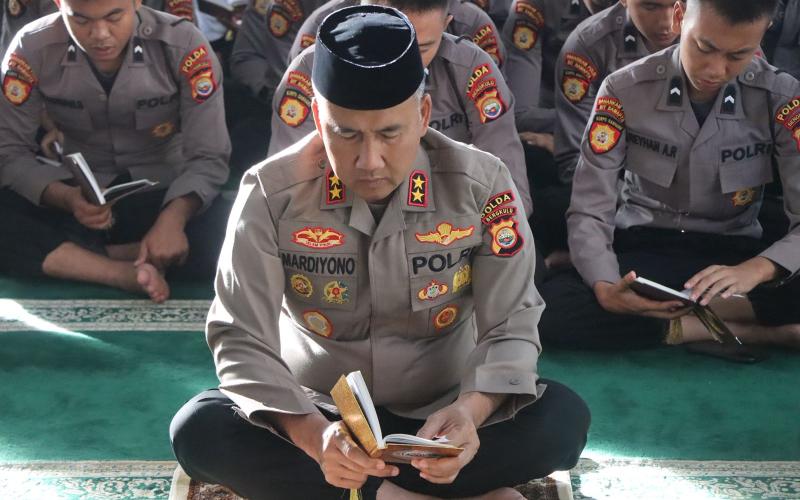 Perkuat Mental Spiritual, Polda Bengkulu Gelar Binrohtal Rutin