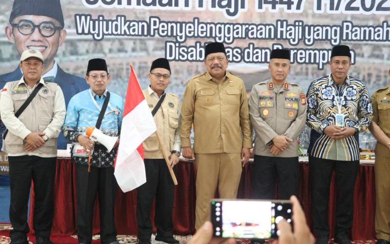 Kapolda Bengkulu Monitoring Pastikan Kesiapan Pengamanan Dan Pelayanan Jamaah Haji
