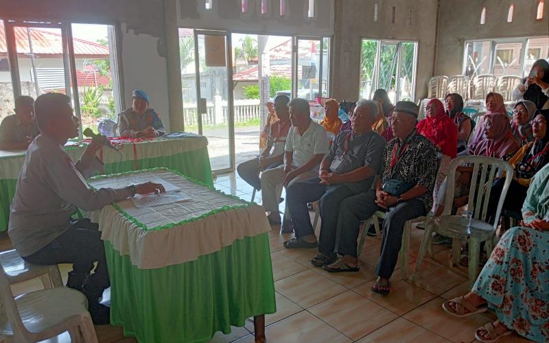 Kanit Binmas Polsek Ratu Samban Sosialisasikan Bahaya Kenakalan Remaja dan Narkoba di Anggut Atas