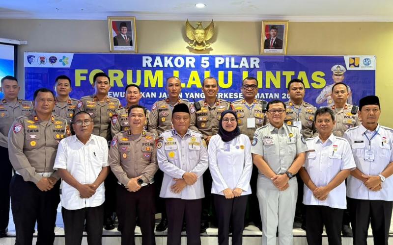 Jasa Raharja Bengkulu Hadiri Rakor 5 Pilar Forum Lalu Lintas untuk Perkuat Sinergi Keselamatan Jalan
