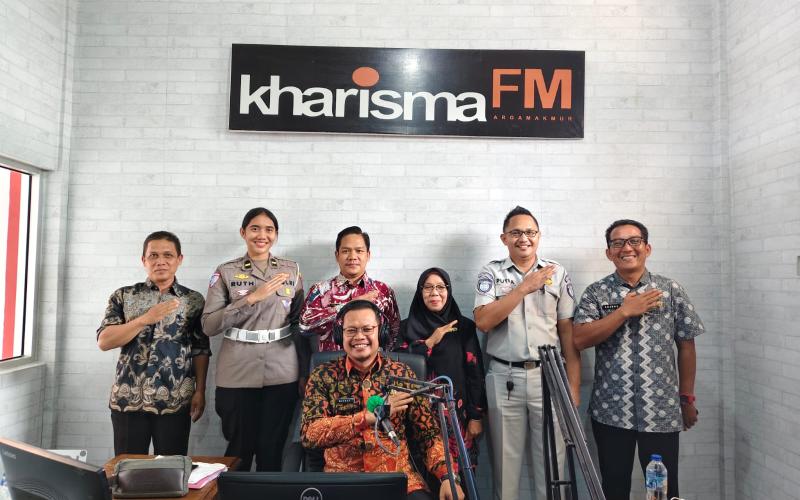PJJR Bengkulu Utara Hadir Dalam Talkshow Radio Kharisma Ratu Samban untuk Sosialisasikan Relaksasi Pajak Kendaraan dan Edukasi Keselamatan Berlalu Lintas