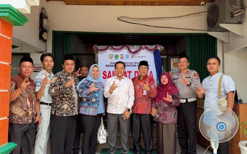 Jasa Raharja Bengkulu Hadiri Launching Samsat Desa untuk Perluas Layanan Pajak Kendaraan di Kabupaten Lebong
