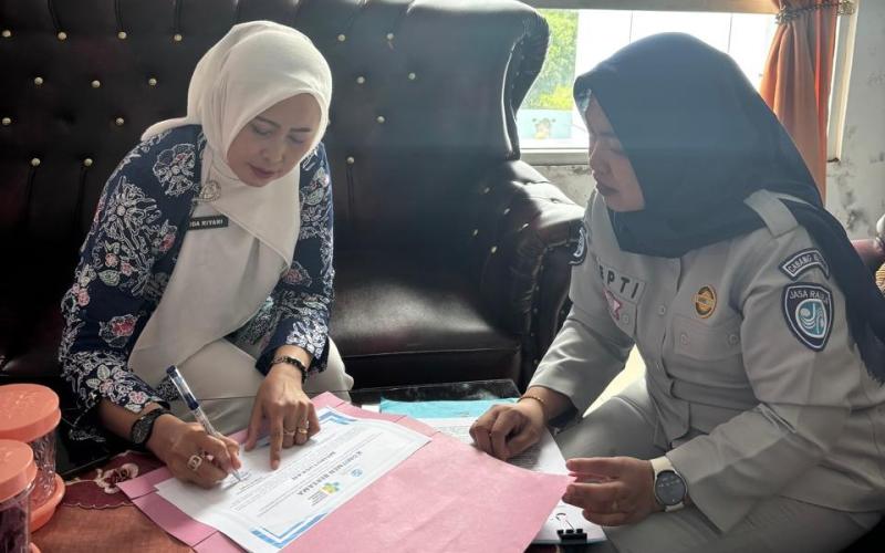 Jasa Raharja Bengkulu Tengah Perkuat Sinergi dengan RSUD Bengkulu Tengah Melalui Komitmen Kepatuhan Pajak Kendaraan