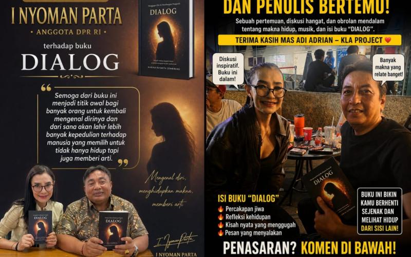 Buku DIALOG Resmi Dirilis, Angkat Pentingnya Dialog Internal untuk Hidup Lebih Bermakna