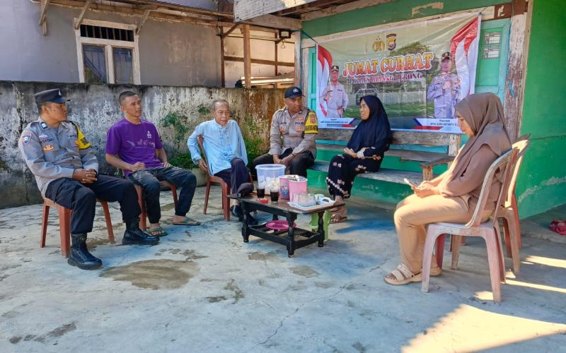 Polsek Selupu Rejang Gelar Jumat Curhat, Tampung Keluhan Warga hingga Balap Liar dan Lampu Jalan