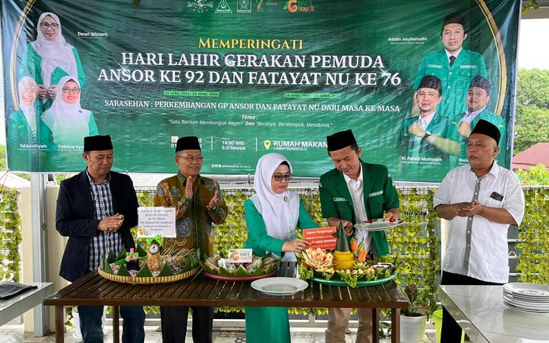PW Fatayat NU Bengkulu dan GP Ansor Bengkulu Gelar Ziarah Kubur dan Syukuran Harlah ke-76 dan ke-92