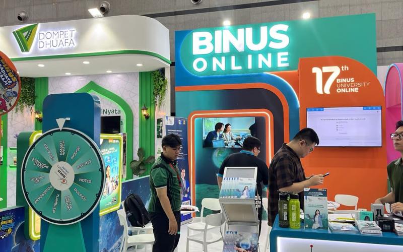 BINUS ONLINE Hadir di Jakarta Fair Kemayoran 2026, Hadirkan Program Studi Fleksibel yang Relevan dengan Kebutuhan Industri