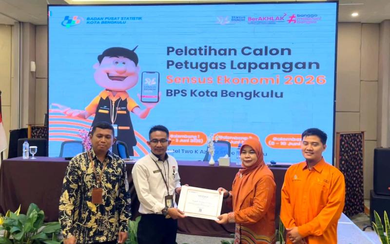 Sukseskan Pendataan Lapangan, Petugas Sensus Ekonomi Diberi Pembekalan Komunikasi Efektif
