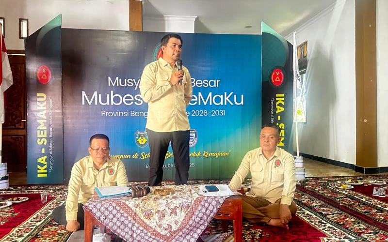 Mubes III, Syafriandi Pimpin IKA Semaku Periode 2026–2031