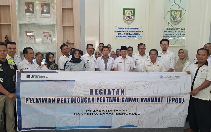 Jasa Raharja Bengkulu Gelar Pelatihan PPGD di Kawasan Rawan Kecelakaan untuk Tingkatkan Kesiapsiagaan Masyarakat