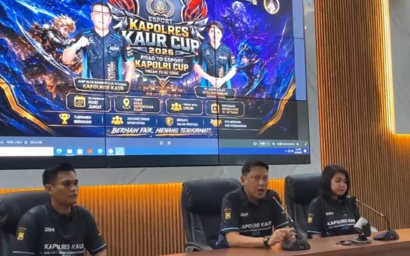 Polres Kaur Gelar Turnamen E-Sport Kapolri Cup 2026