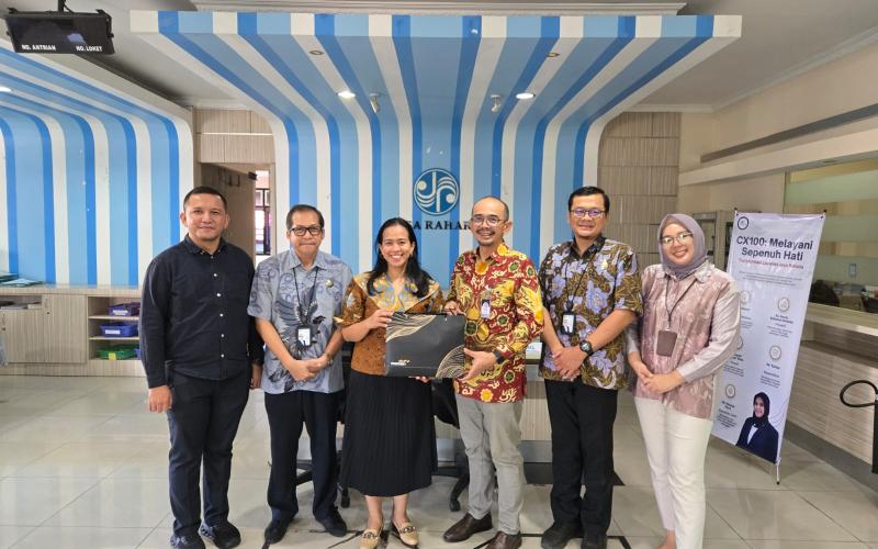 Jasa Raharja Bengkulu Terima Kunjungan Bank Mandiri KCP Ahmad Yani
