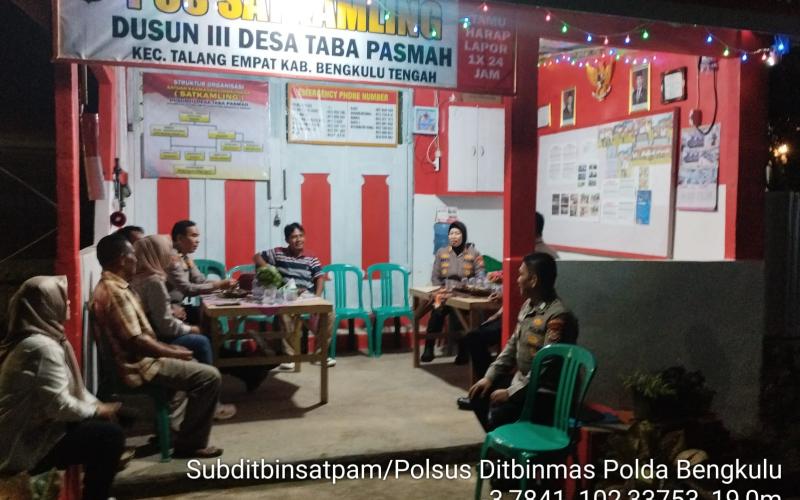 Ditbinmas Polda Bengkulu Tetapkan Dua Pos Satkamling Terbaik untuk Wakili Daerah di Lomba Baharkam Polri