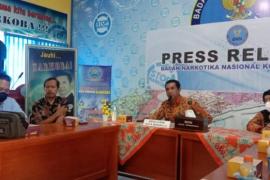 Selama 2021, BNN Kota Bengkulu Menindak 5 Tersangka Narkoba